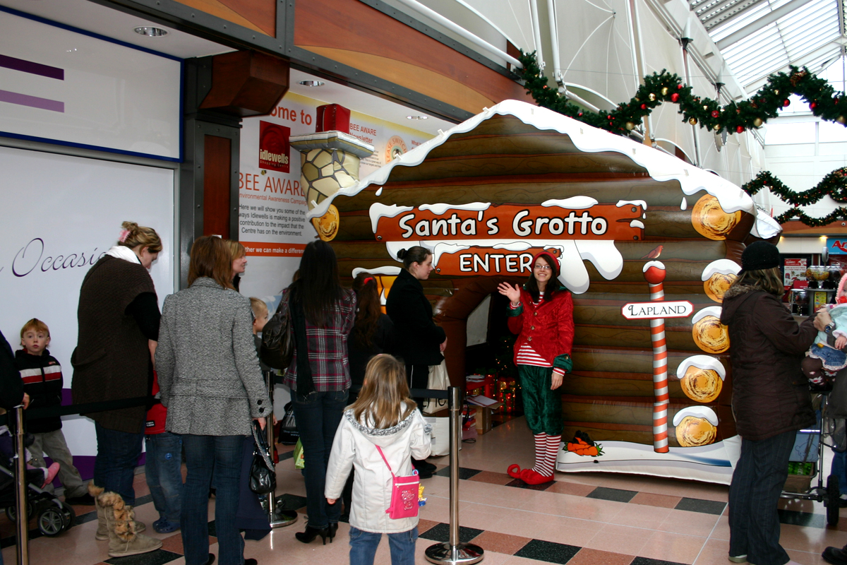 The Joker Entertainment providing Santa's Grottos in the Midlands, Nottingham, Lincoln, Leicestershire, Boston, Sleaford. Services include Santa Claus, Elves and Santa's Grotto Photo Service